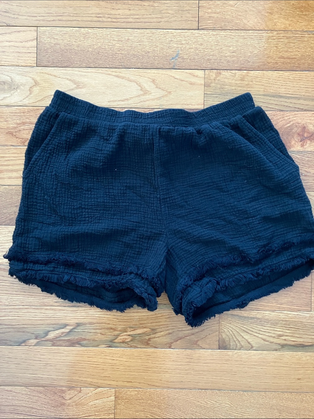 Cynthia Rowley - Women’s Black Ruffle Shorts - 1X